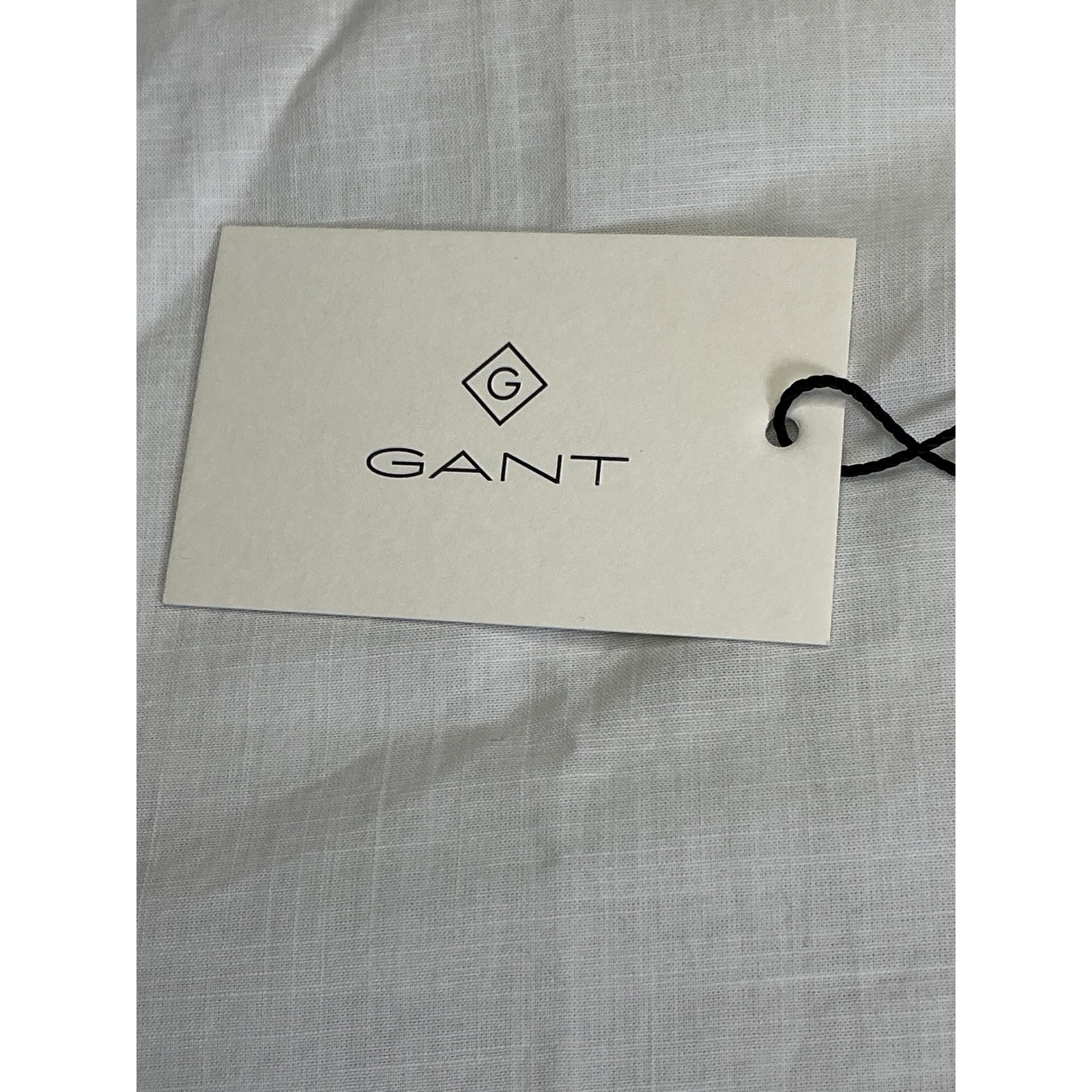 Gant Mens Xl White Chambray Fit Button Down Shirt Long Sleeve Nwt Cotton Casual — image 7 of 8